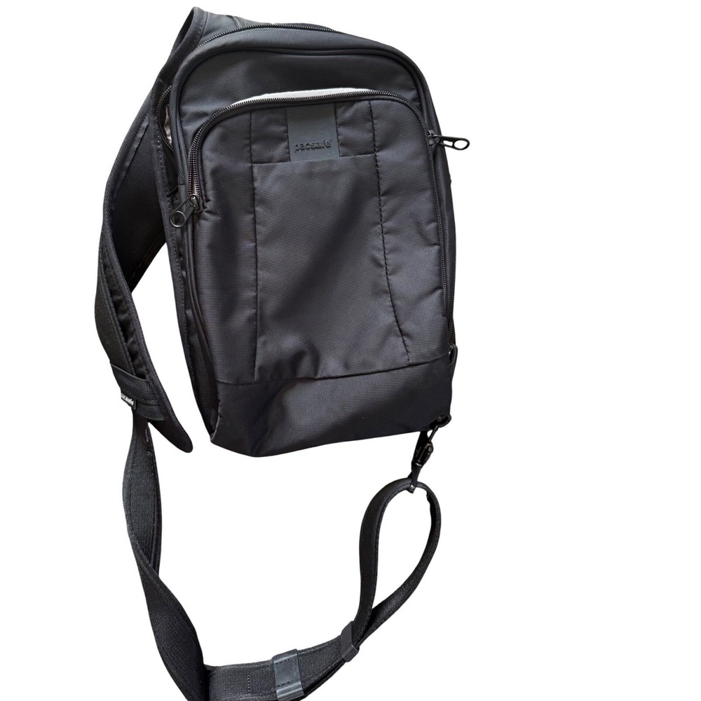 Pacsafe Metrosafe LS150 Anti Theft Sling Bag Black RFID eXomesh 7L